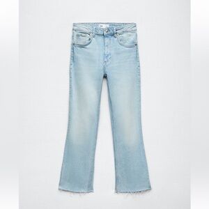 Zara Cropped Flare Jeans